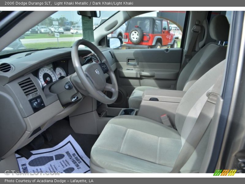 Light Khaki Metallic / Dark Khaki/Light Khaki 2006 Dodge Durango SLT