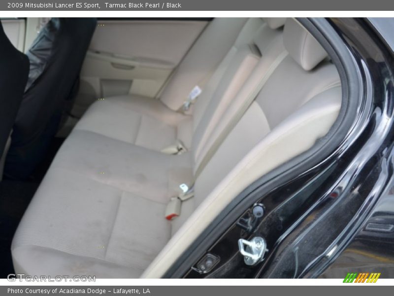 Tarmac Black Pearl / Black 2009 Mitsubishi Lancer ES Sport