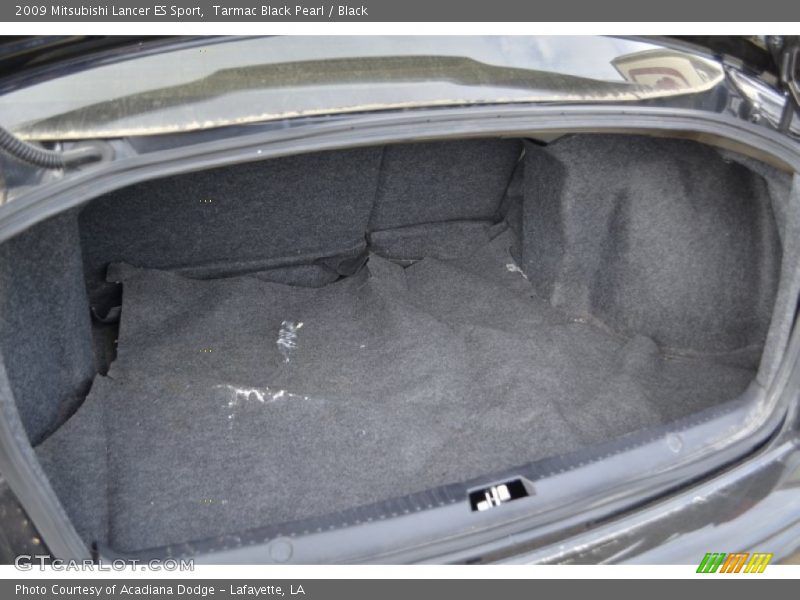 Tarmac Black Pearl / Black 2009 Mitsubishi Lancer ES Sport