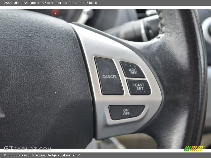 Tarmac Black Pearl / Black 2009 Mitsubishi Lancer ES Sport
