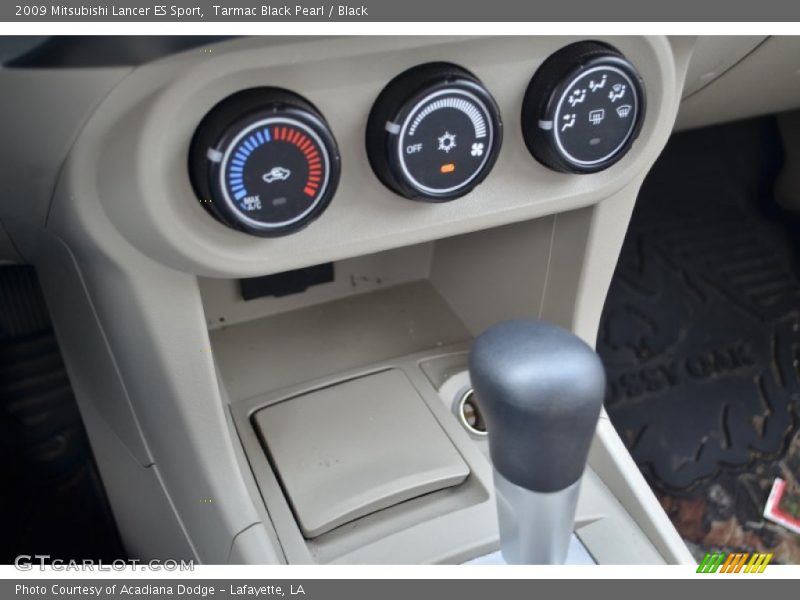 Tarmac Black Pearl / Black 2009 Mitsubishi Lancer ES Sport
