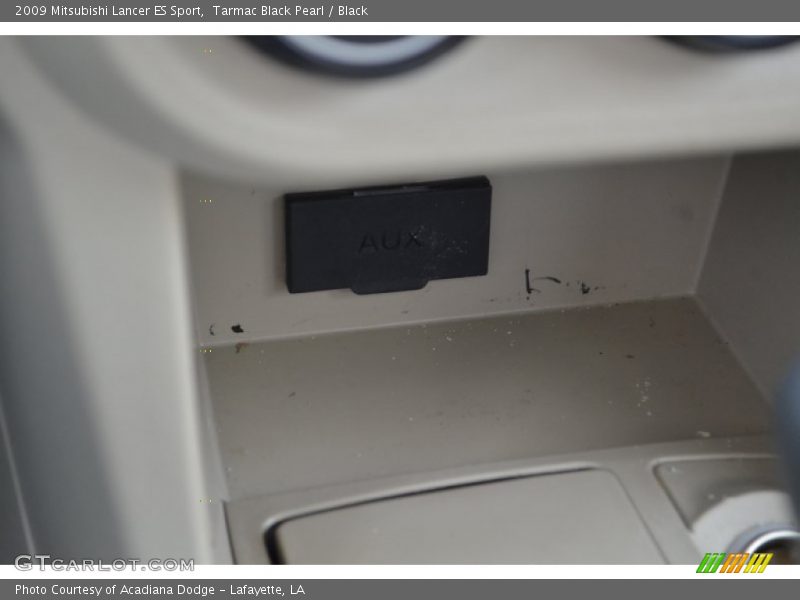Tarmac Black Pearl / Black 2009 Mitsubishi Lancer ES Sport