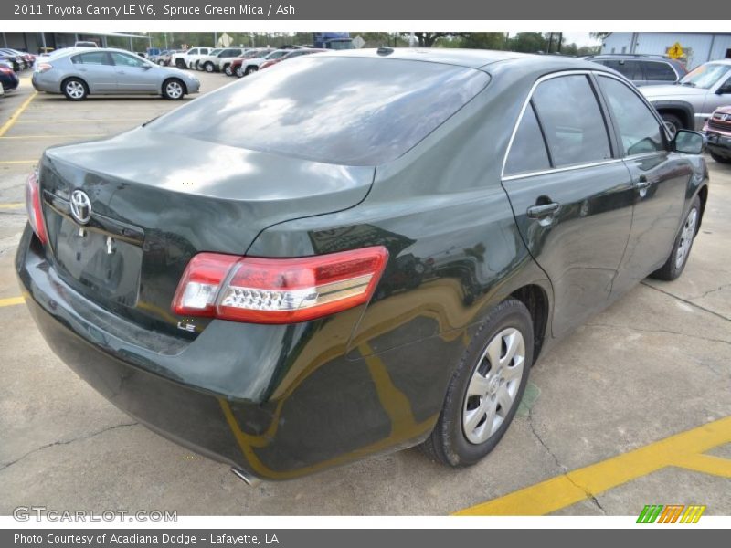 Spruce Green Mica / Ash 2011 Toyota Camry LE V6