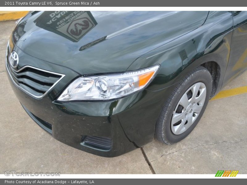 Spruce Green Mica / Ash 2011 Toyota Camry LE V6