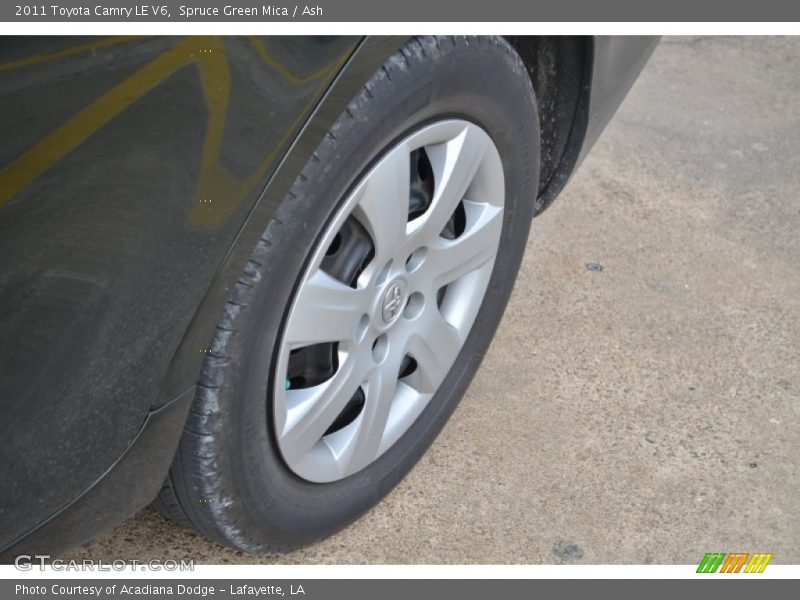 Spruce Green Mica / Ash 2011 Toyota Camry LE V6