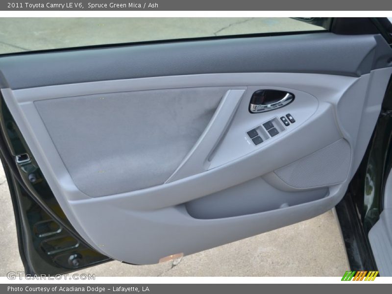 Spruce Green Mica / Ash 2011 Toyota Camry LE V6
