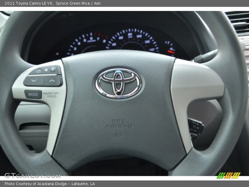 Spruce Green Mica / Ash 2011 Toyota Camry LE V6