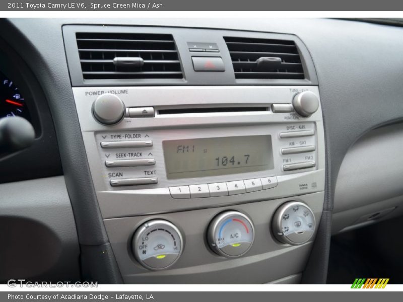 Spruce Green Mica / Ash 2011 Toyota Camry LE V6