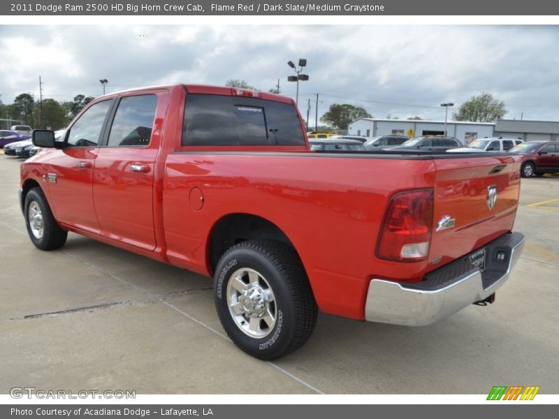 Flame Red / Dark Slate/Medium Graystone 2011 Dodge Ram 2500 HD Big Horn Crew Cab
