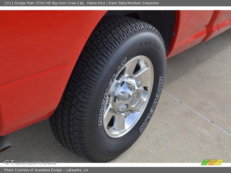 Flame Red / Dark Slate/Medium Graystone 2011 Dodge Ram 2500 HD Big Horn Crew Cab