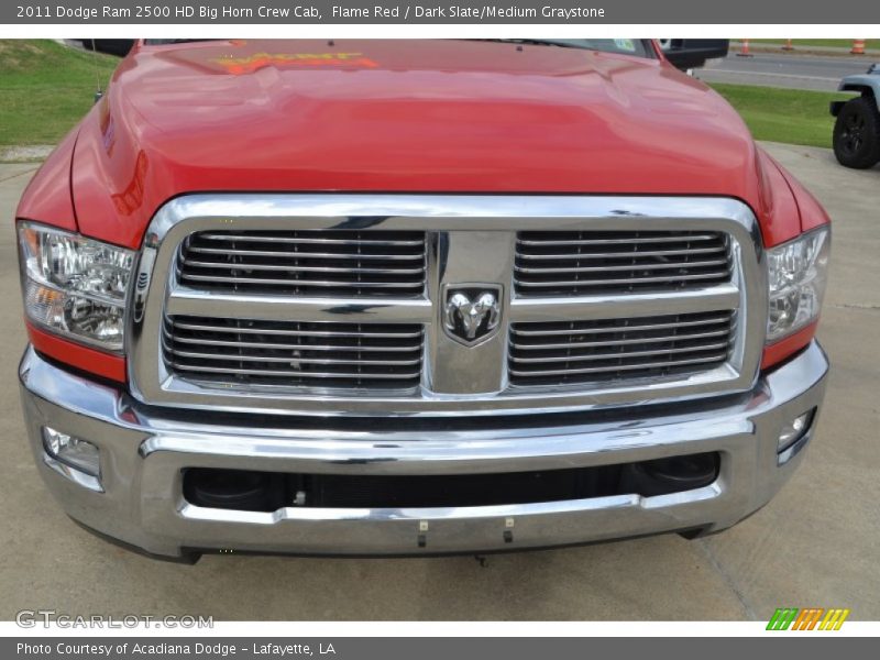 Flame Red / Dark Slate/Medium Graystone 2011 Dodge Ram 2500 HD Big Horn Crew Cab