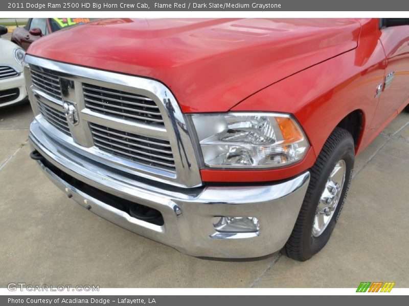 Flame Red / Dark Slate/Medium Graystone 2011 Dodge Ram 2500 HD Big Horn Crew Cab