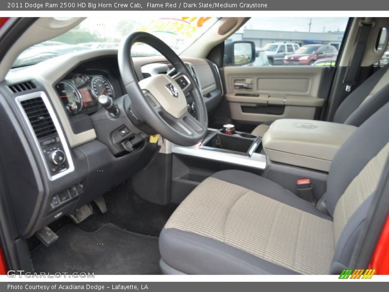 Flame Red / Dark Slate/Medium Graystone 2011 Dodge Ram 2500 HD Big Horn Crew Cab