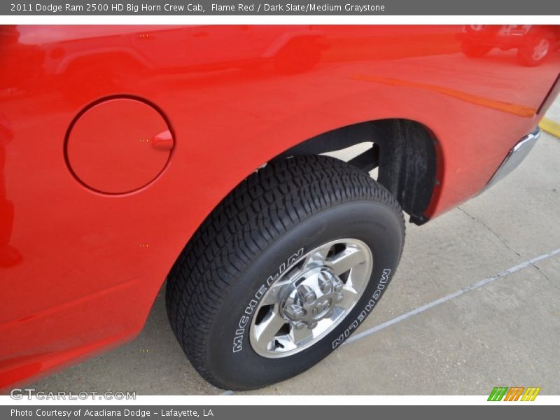 Flame Red / Dark Slate/Medium Graystone 2011 Dodge Ram 2500 HD Big Horn Crew Cab