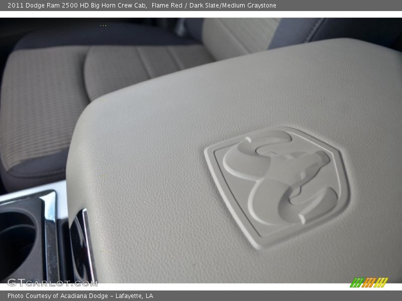 Flame Red / Dark Slate/Medium Graystone 2011 Dodge Ram 2500 HD Big Horn Crew Cab