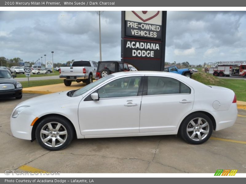 White Suede / Dark Charcoal 2010 Mercury Milan I4 Premier