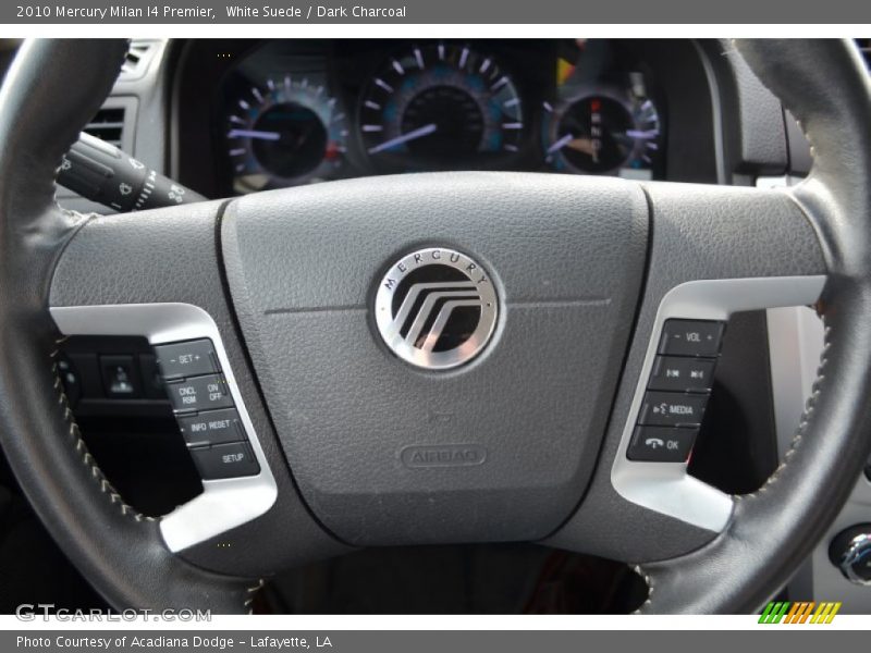 White Suede / Dark Charcoal 2010 Mercury Milan I4 Premier