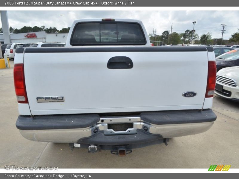Oxford White / Tan 2005 Ford F250 Super Duty Lariat FX4 Crew Cab 4x4