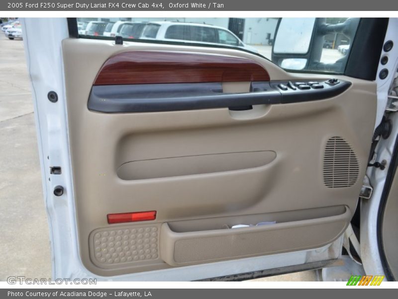 Oxford White / Tan 2005 Ford F250 Super Duty Lariat FX4 Crew Cab 4x4
