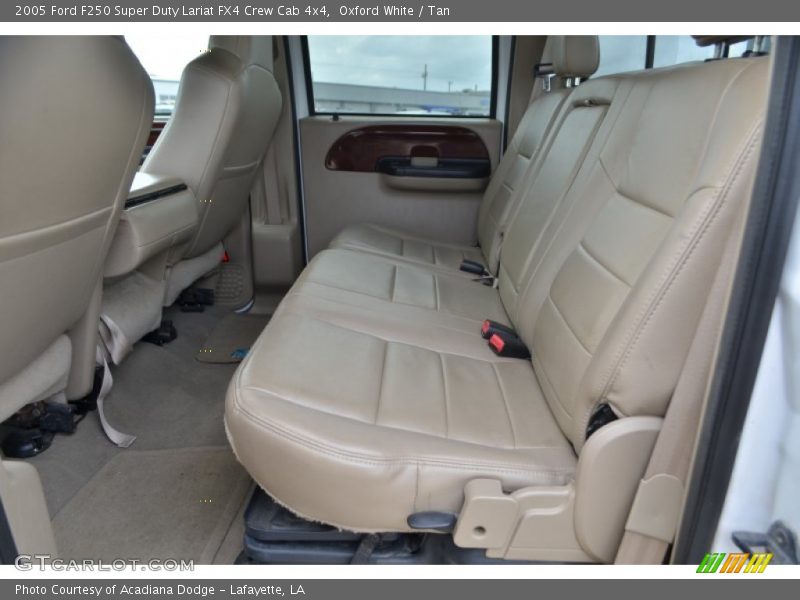 Oxford White / Tan 2005 Ford F250 Super Duty Lariat FX4 Crew Cab 4x4