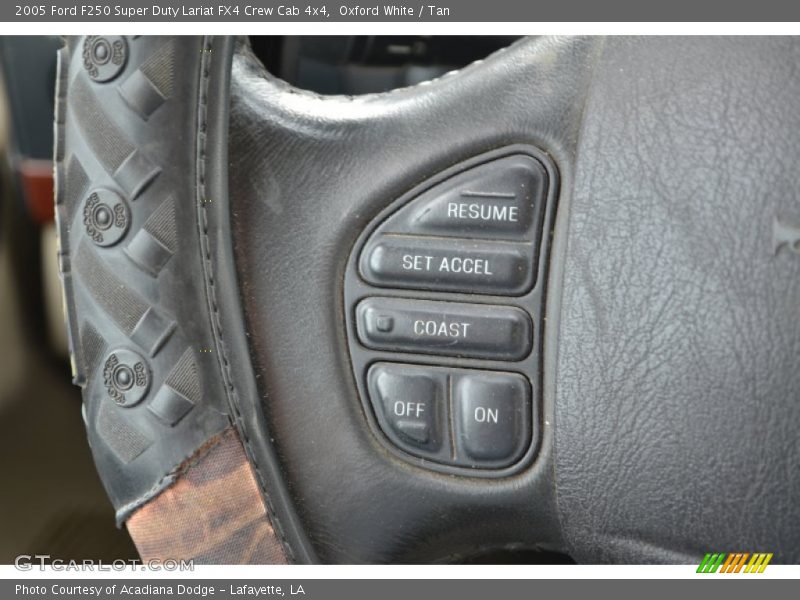 Oxford White / Tan 2005 Ford F250 Super Duty Lariat FX4 Crew Cab 4x4