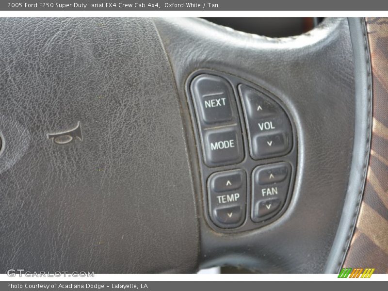 Oxford White / Tan 2005 Ford F250 Super Duty Lariat FX4 Crew Cab 4x4