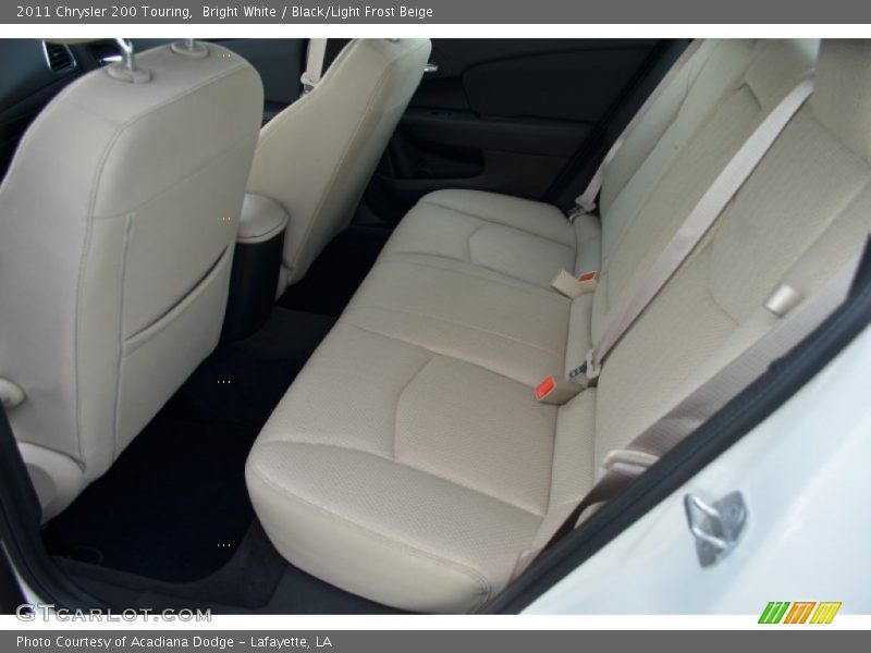 Bright White / Black/Light Frost Beige 2011 Chrysler 200 Touring
