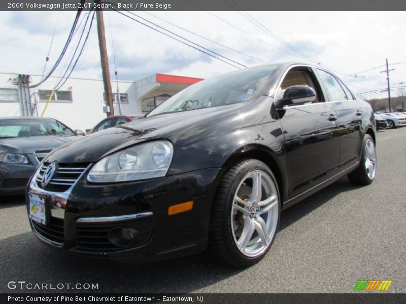 Black / Pure Beige 2006 Volkswagen Jetta 2.0T Sedan