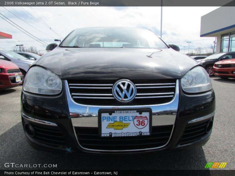 Black / Pure Beige 2006 Volkswagen Jetta 2.0T Sedan
