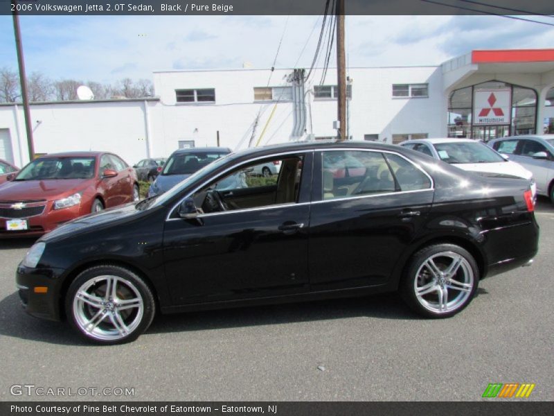 Black / Pure Beige 2006 Volkswagen Jetta 2.0T Sedan