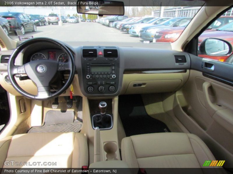 Black / Pure Beige 2006 Volkswagen Jetta 2.0T Sedan
