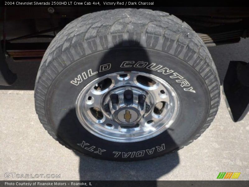 Victory Red / Dark Charcoal 2004 Chevrolet Silverado 2500HD LT Crew Cab 4x4
