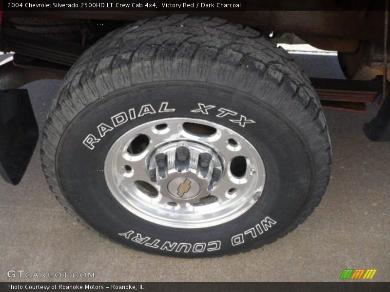 Victory Red / Dark Charcoal 2004 Chevrolet Silverado 2500HD LT Crew Cab 4x4