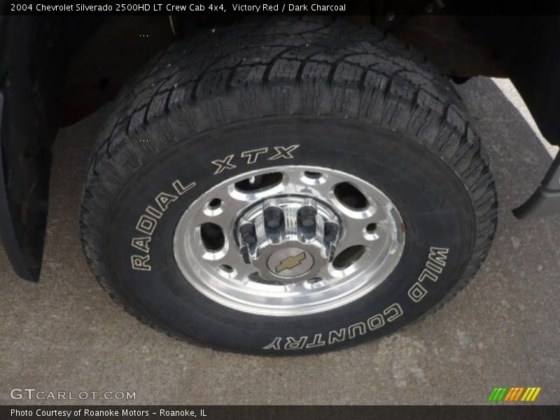 Victory Red / Dark Charcoal 2004 Chevrolet Silverado 2500HD LT Crew Cab 4x4