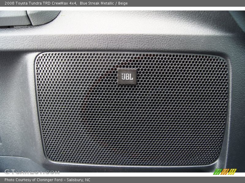 Blue Streak Metallic / Beige 2008 Toyota Tundra TRD CrewMax 4x4