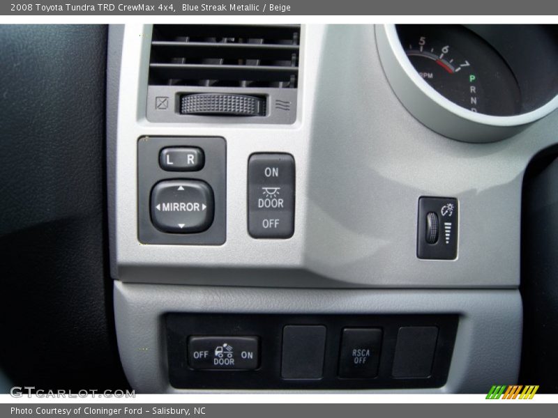 Blue Streak Metallic / Beige 2008 Toyota Tundra TRD CrewMax 4x4