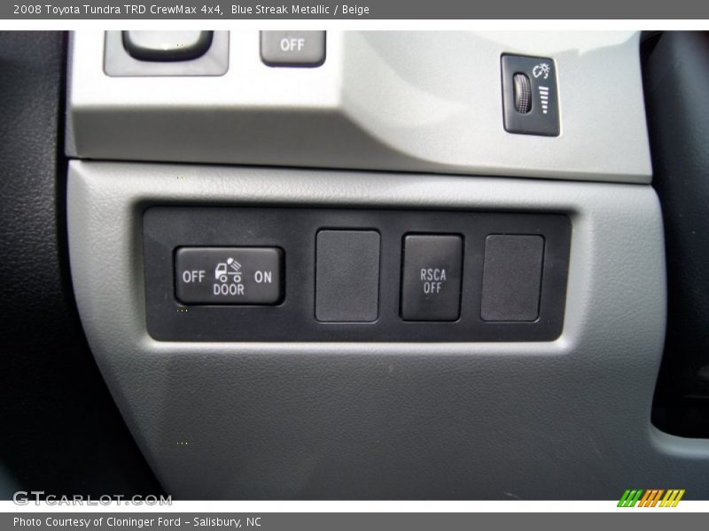 Blue Streak Metallic / Beige 2008 Toyota Tundra TRD CrewMax 4x4