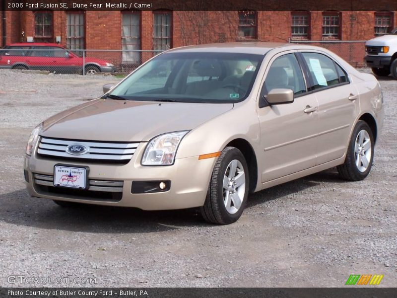 Dune Pearl Metallic / Camel 2006 Ford Fusion SE