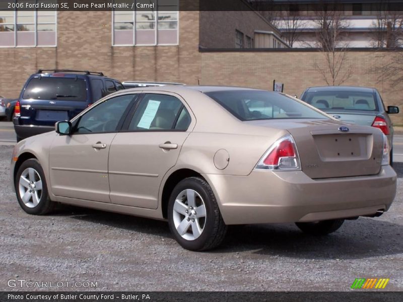 Dune Pearl Metallic / Camel 2006 Ford Fusion SE