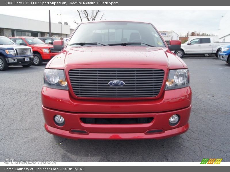 Redfire Metallic / Black Sport 2008 Ford F150 FX2 Sport SuperCab