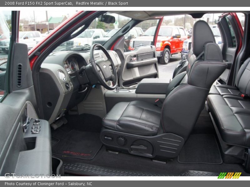  2008 F150 FX2 Sport SuperCab Black Sport Interior
