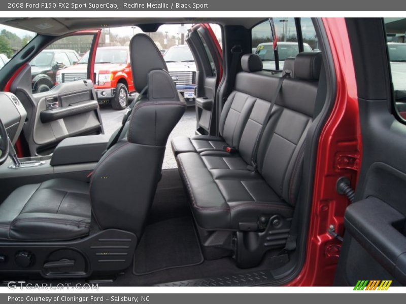  2008 F150 FX2 Sport SuperCab Black Sport Interior