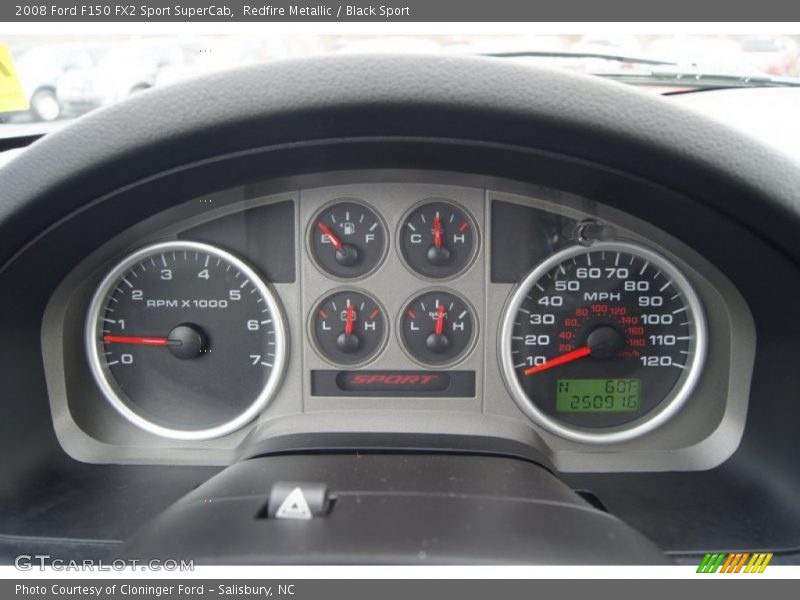  2008 F150 FX2 Sport SuperCab FX2 Sport SuperCab Gauges