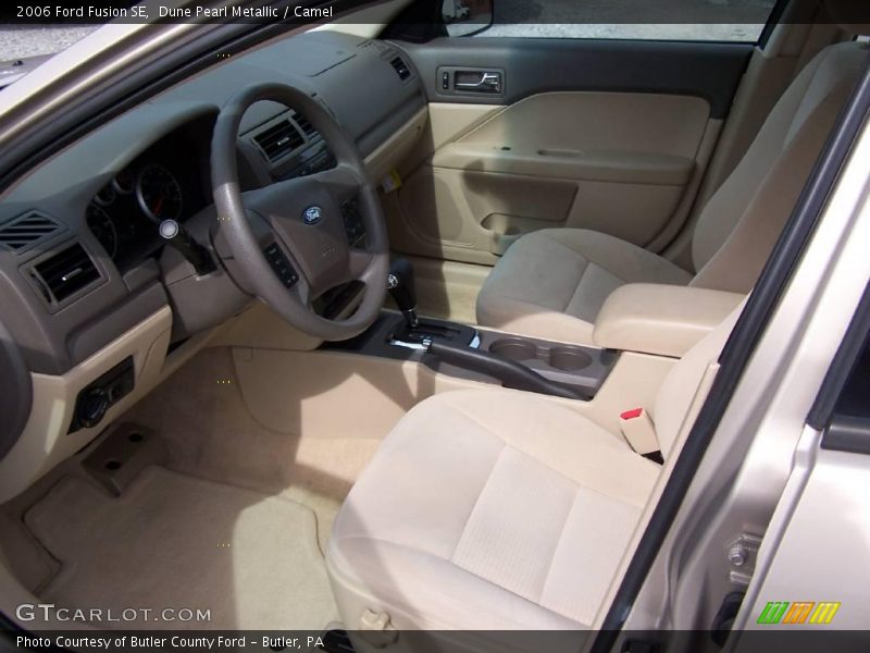 Dune Pearl Metallic / Camel 2006 Ford Fusion SE
