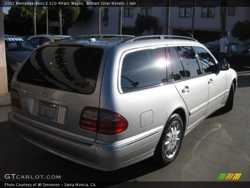 Brilliant Silver Metallic / Ash 2002 Mercedes-Benz E 320 4Matic Wagon