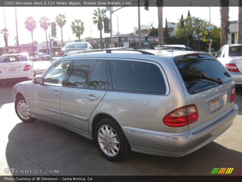 Brilliant Silver Metallic / Ash 2002 Mercedes-Benz E 320 4Matic Wagon