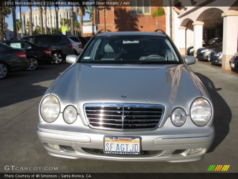 Brilliant Silver Metallic / Ash 2002 Mercedes-Benz E 320 4Matic Wagon