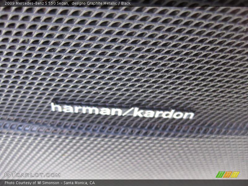 designo Graphite Metallic / Black 2009 Mercedes-Benz S 550 Sedan