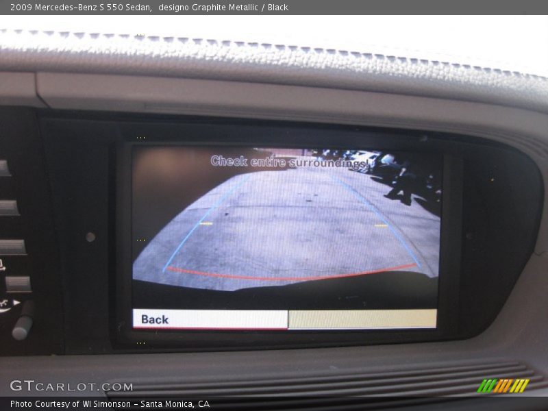designo Graphite Metallic / Black 2009 Mercedes-Benz S 550 Sedan