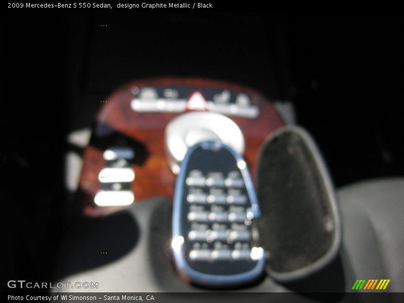 designo Graphite Metallic / Black 2009 Mercedes-Benz S 550 Sedan